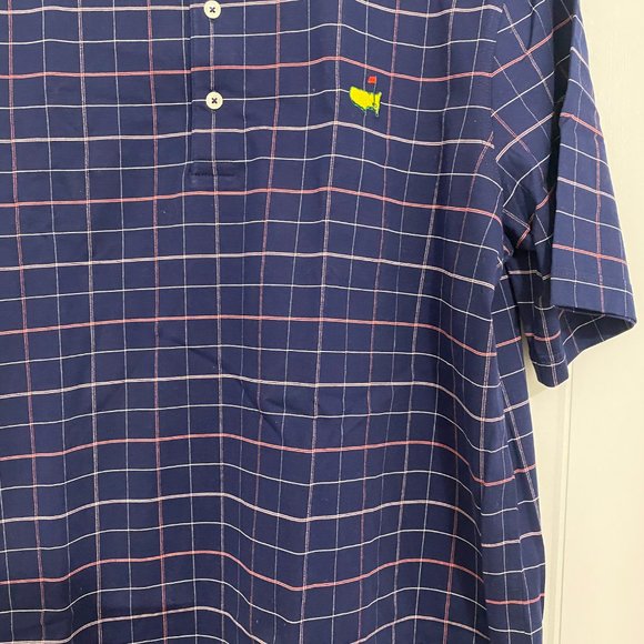 Bobby Jones Masters Men's Golf Shirt Made in Italy Size Large ( 4 A ) - Picture 2 of 4